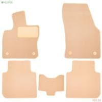 Коврики салона Klever текстильные Premium для Skoda Kodiaq (2017-2024) бежевые 5 шт. № KLEVER04451922112kh