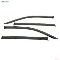 Дефлекторы окон для EXEED VX (2021-2025) с хромированным молдингом № C70321CR