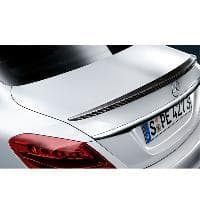 Задний спойлер в стиле «карбон» оригинальный для Mercedes С-Class (2014-2025) № A2057930600