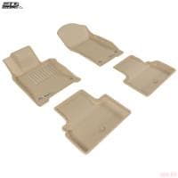 Коврики салона Sotra 3D Lux для Infiniti Q50 седан (2013-2025) бежевые № ST 74-00561