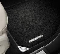 Коврики салона оригинальные Ebony (с логотипом) для Land Rover Evoque кабриолет (2012-2018) № VPLVS0313PVJ