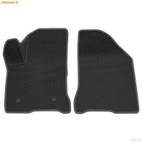 Коврики салона передние 3D EVA Ромб резиновые для Lada (ВАЗ) Vesta (2015-2025) с серым кантом № 9539045102