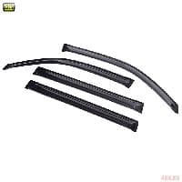 Дефлекторы боковых окон SIM для Toyota Land Cruiser 200 (2007-2015) с хромированным молдингом № STOLCR0732CR