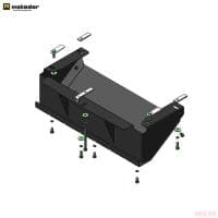 Защита рулевых тяг для УАЗ Patriot (2005-2025) № 16506