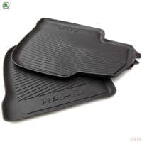Коврики салона задние оригинальные для Skoda Rapid (2020-2023) № 5JA061551