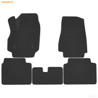 Коврики салона 3D EVA Ромб резиновые для Lada (ВАЗ) Niva Legend (2021-2025) (с кнопкой) с черным кантом № 9239035551