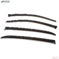 Дефлекторы окон для Kia Rio хэтчбек X-Line (2017-2023) без молдинга № K15117