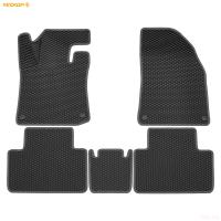 Коврики салона 3D EVA Ромб резиновые для Geely Coolray FL (2023-2025) с серым кантом № 9217025152