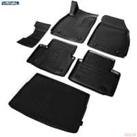 Комплект ковриков салона и багажника для Opel Insignia седан, багажник с органайзером (2008-2017) № K14204002-1