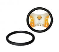 Оплетка из искусственной кожи с перфорацией (черный), L 40см AWC-SL-01L