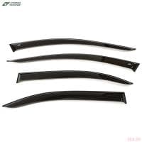 Дефлекторы окон для Volkswagen Polo (2020-2025) широкие № VE26920
