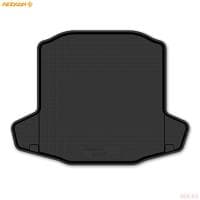 Коврик в багажник Rezkon для Skoda Rapid (2014-2017) с карманами № 5530020110