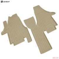 Коврики салона Element передние для Volkswagen Multivan T5 (2004-2009) бежевые № NLC.51.17.212