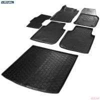 Комплект ковриков салона и багажника для Skoda Kodiaq 5 мест (2017-2024) № K15105001-2