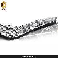 Дефлектор капота CA Plastic шелкография черный для Ford Fiesta (2008-2017) № 2010010503154