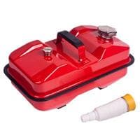 Канистра металлическая 5л 352х202х162мм с заливной гибкой насадкой № BK51700