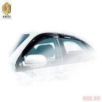 Дефлекторы окон CA Plastic Classic полупрозрачные для Chevrolet Lacetti седан (2004-2013) № 2010030301358