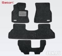 Коврики салона Satori Liner 3D Basic текстильные для BMW X5 (E53) (2004-2006) 3 ряда № SI 05-00058