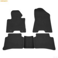 Коврики салона EVA cоты резиновые для Kia Sportage (2016-2021) с серым кантом № 9121040302