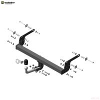 Фаркоп АвтоСтандарт для Renault Duster (2015-2020) № R101A