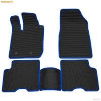 Коврики салона EVA соты резиновые для Renault Arkana (2019-2025) с синим кантом № 9129040103