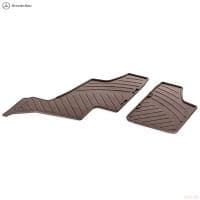 Коврики салона задние оригинальные для Mercedes GL-Class (X164) (2006-2012) 3-й ряд коричневые № B66680264