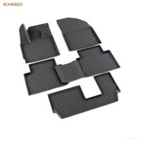 Коврики салона 3D оригинальные для Exeed VX (2021-2025) (в комплекте 3-й ряд) 5 шт. № KREXEED10813