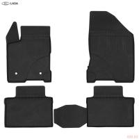 Коврики литьевые салона оригинальные для Lada (ВАЗ) Vesta (2022-2025) (противоскользящие шипы) № 8460056893