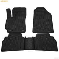 Коврики салона EVA cоты резиновые для Kia Seltos (2020-2025) с черным кантом № 9021050101