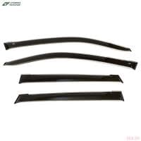 Дефлекторы боковых окон для Suzuki Vitara (2015-2025) с хромированным молдингом № S52115CR