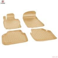 Коврики салона Norplast бежевые для BMW 3-Серия E90 седан (2005-2010) № NPL-Po-07-02-B