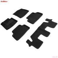 Коврики салона 3D текстильные для Kia Sorento (2020-2025) 7 мест № 95069