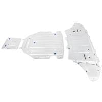 Защита двигателя, КПП и раздаточной коробки для Audi Q8 (2018-2025) 3 части № K333.0348.1