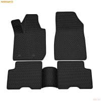 Коврики салона 3D EVA ромб резиновые для Renault Arkana (2019-2025) с черным кантом № 9229040101