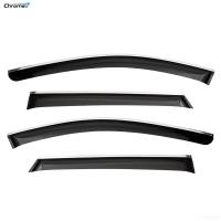 Дефлекторы окон для Hyundai Tucson (2021-2025) с хромированным молдингом № CHROMEX.63047