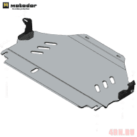 Защита КПП для Porsche Cayenne (2002-2007) № 382703