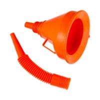 Воронка D 145 мм. L 390 мм. пластиковая, непроливайка с фильтром и гибким носиком ARNEZI A1508002