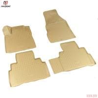 Коврики салона Norplast 3D бежевые для Nissan Murano (2016-2022) № NPA11-C61-224-B