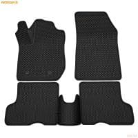 Коврики салона 3D EVA ромб резиновые для Lada (ВАЗ) XRAY Optima (2016-2022) с черным кантом № 9239055101