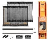 Шторки солнцезащитные раздвижные М (Д*В: 60*42-47см) № ASPS-S-09