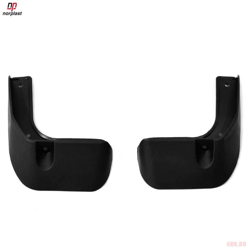 Брызговики задние для Kia Rio седан (2020-2023) (под штатный крепеж) № NP00-LdBr-43-53B