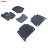 Коврики салона 3D текстильные для Mercedes GLE-Class (V167) (2018-2025) серые № 30235