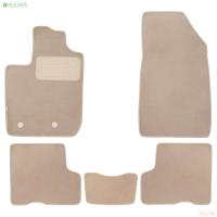 Коврики салона текстильные Premium для Renault Duster (2021-2025) 5 шт. бежевые № KVR04.041.052.22112kh