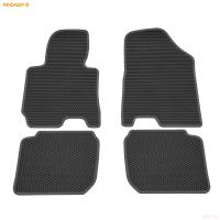 Коврики салона EVA соты резиновые для Kia Cerato (2013-2018) с серым кантом № 9121010202