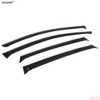 Дефлекторы окон Chromex для Honda CR-V (2012-2015) с хромированным молдингом № CHROMEX.63004