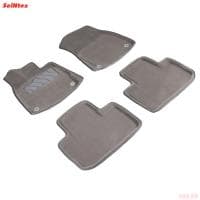 Коврики салона 3D текстильные для Lexus IS (2013-2020) серые № 86846