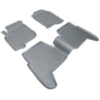 Коврики салона для SsangYong Musso (1993-2005) серые № NPL-Po-89-01-G