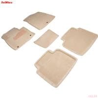 Коврики салона 3D текстильные для Kia Optima (2016-2020) бежевые № 94291