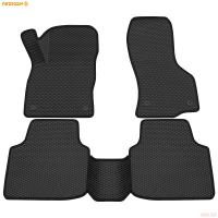 Коврики салона 3D EVA Ромб резиновые для Skoda Superb (2016-2024) с черным кантом № 9230015101