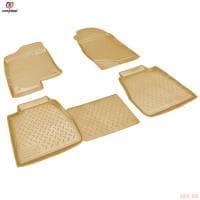 Коврики салона Norplast бежевые для Cadillac Escalade (2006-2014) № NPL-Po-10-31-B